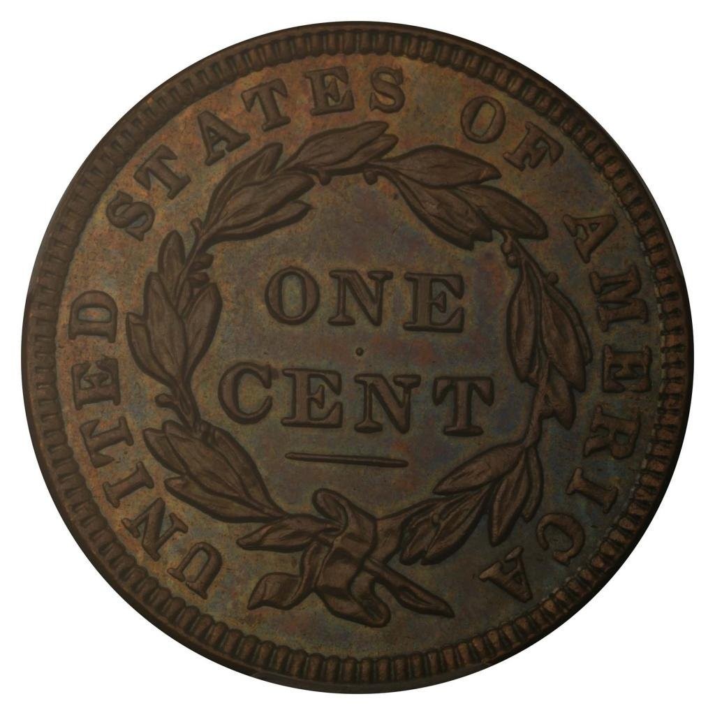 1838 Cent No Mint Mark Braided Hair PCGS PR-64