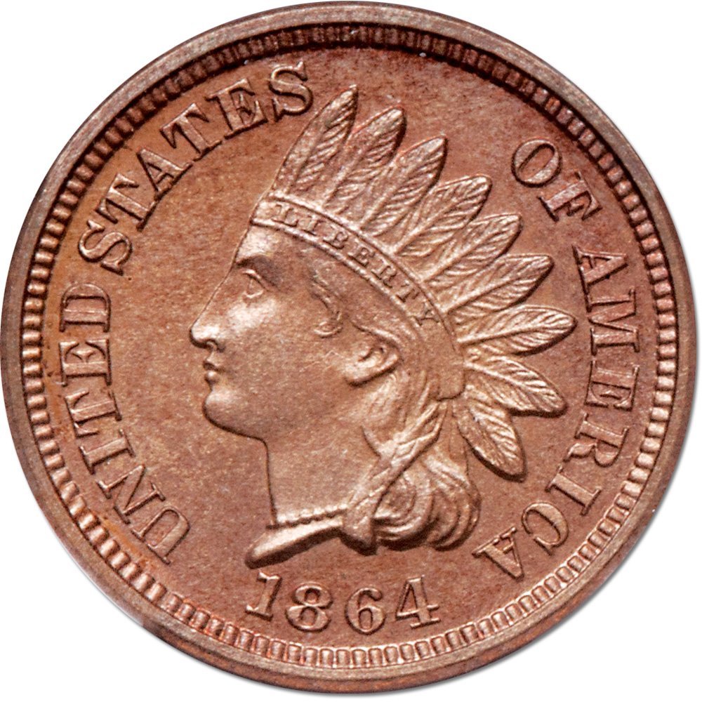 For Sale: 1864 Indian Head Cent NGC PF64