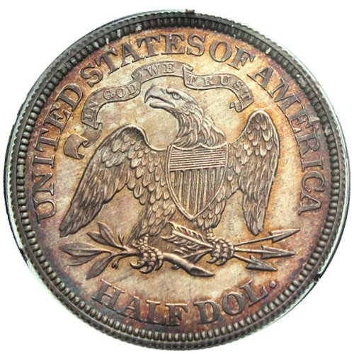 1864 P Pattern Coinage Seated J-391 Dollar PCGS\CAC PR65