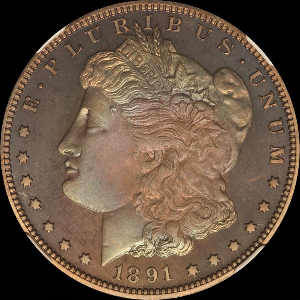 For sale: 1891 P Morgan Dollar NGC PF67