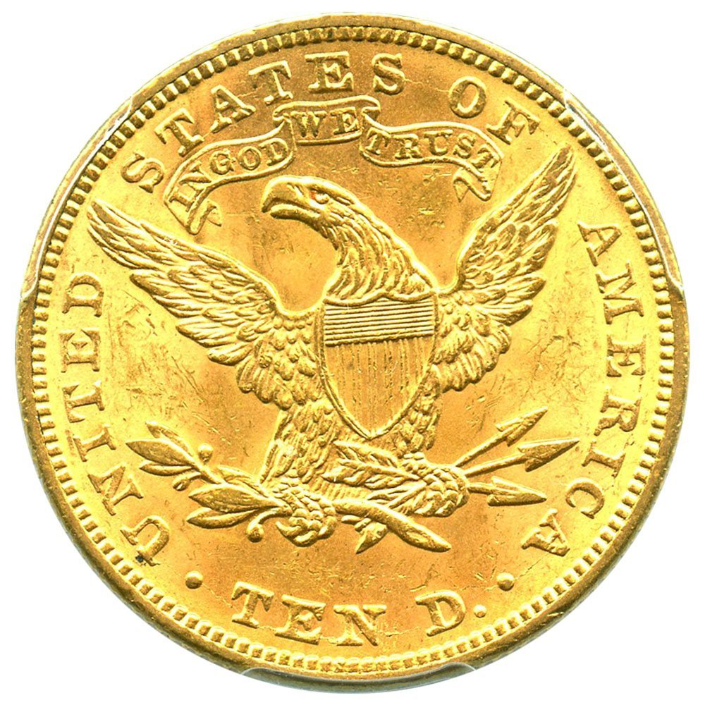 1892 P $10 Liberty Gold Ten Dollar PCGS\CAC MS63