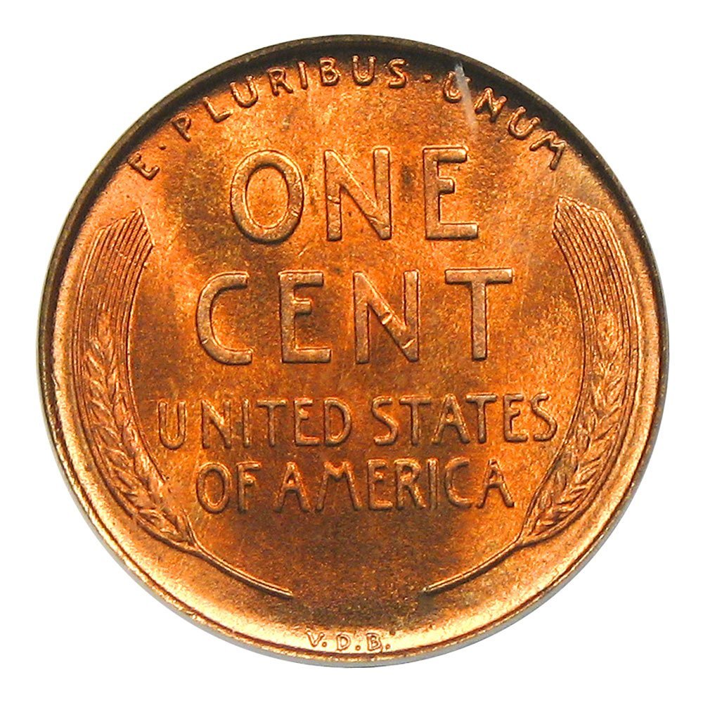 1909 S Lincoln Cents Cent Wheat Penny RD PCGS MS66