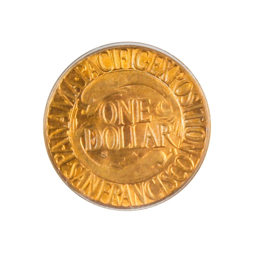 1915 S Gold Commems Panama-Pacific Dollar PCGS MS63