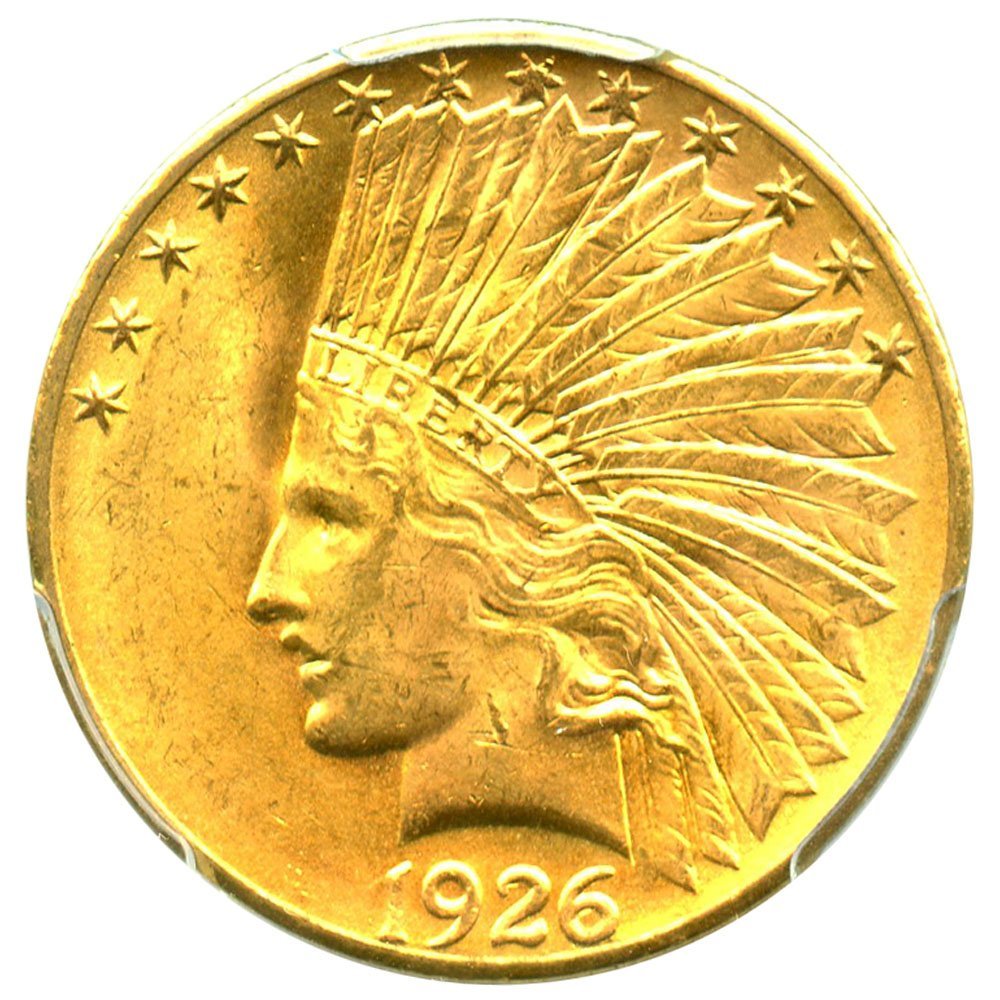 rare coin for sale: 1926 P $10 Indian Gold Ten Dollar PCGS MS64