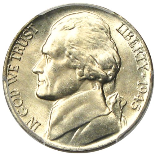 Rare coin for sale: 1945 P Jefferson Nickels Doubled Die Reverse Nickel PCGS MS66