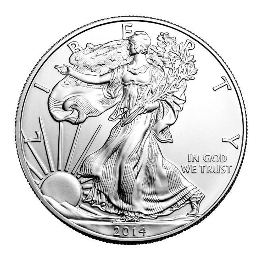 2014 No Mint Mark Rare coin for sale: 2014 American Silver Eagle Dollar Seller Choice Uncirculated
