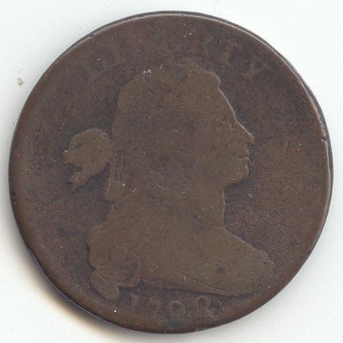 Rare coin for sale: 1798 P Draped Bust S-166 Cent G-6
