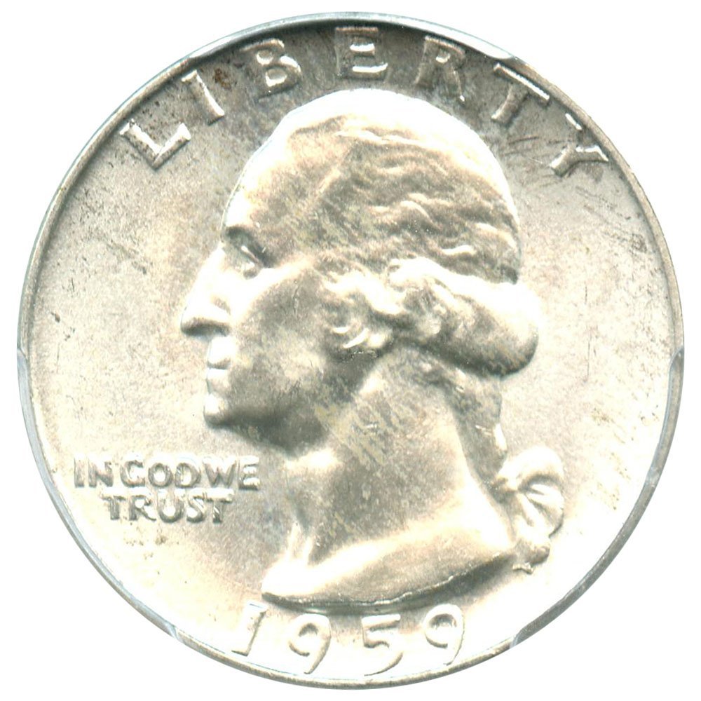 coins for sale: 1959 D Washington Quarters (1932-98) Quarter MS66 PCGS