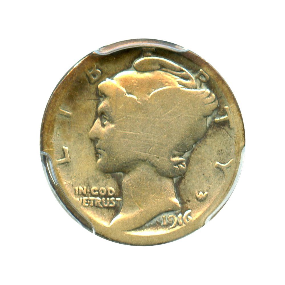 Rare coin for sale: 1916 D Mercury Dimes Dime AG-3 PCGS