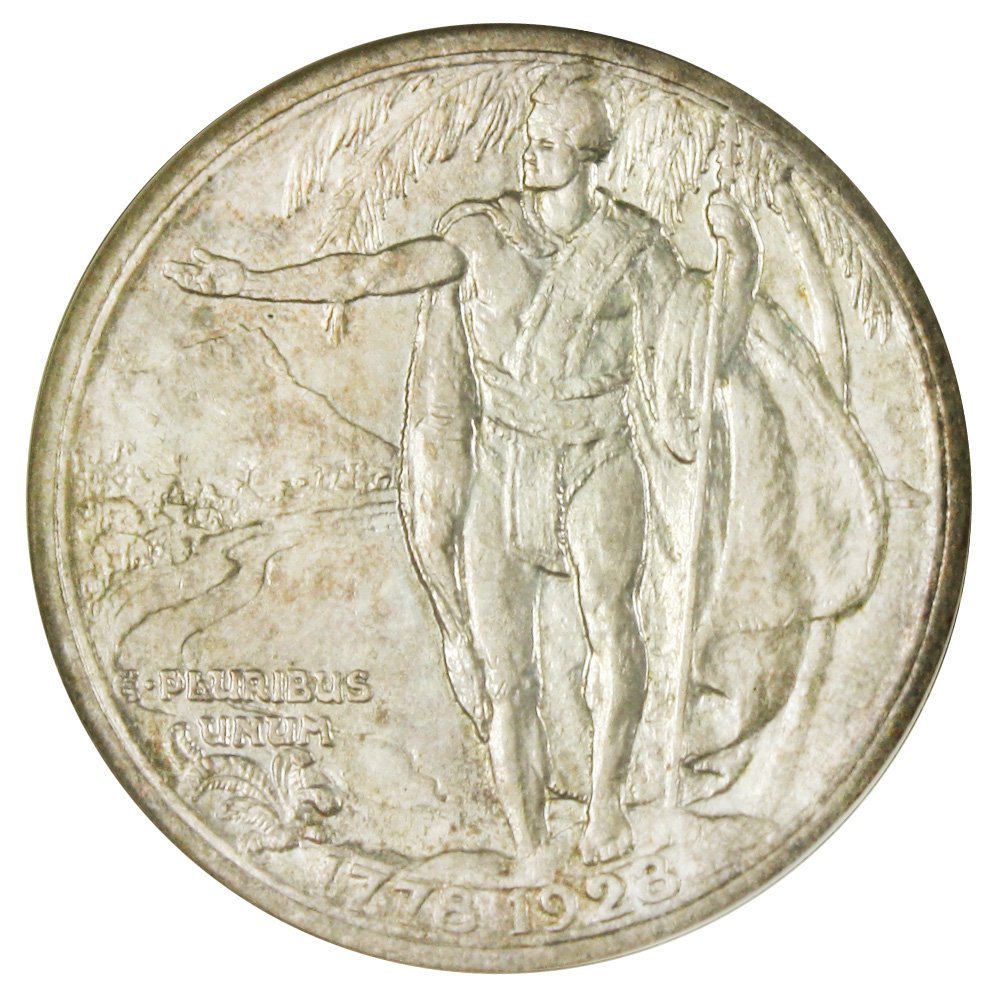 1928 P Silver Commems (1892-1954) Hawaiian Half Dollar MS61 NGC\CAC