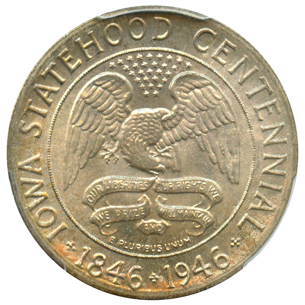 Rare coin for sale: 1946 P Silver Commems (1892-1954) Iowa Half Dollar MS67 PCGS+\CAC