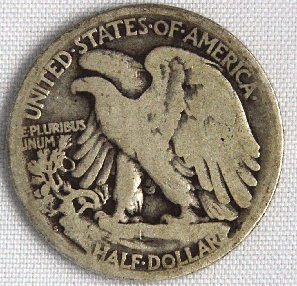 1917-S Silver Liberty Walking Half Dollar