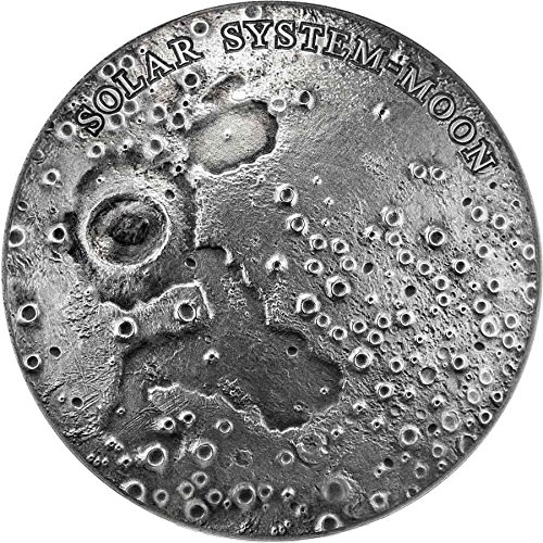 2015 NU solar system SOLAR SYSTEM MOON NWA 8609 Lunar Meteorite Ultra High Relief Silver Coin 1$ Niue 2015 Dollar Perfect Uncirculated