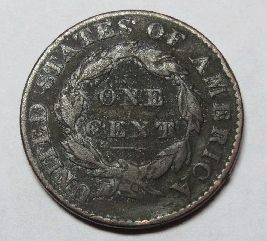 1829 Liberty Head Matron Head Large Cent Fine