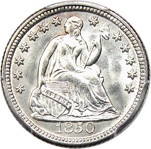 Rare coin for sale: 1850 P Seated Half Dimes Half Dime MS65 PCGS