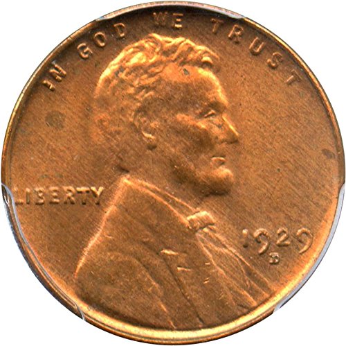 rare coin for sale: 1929 D Lincoln Cents Cent MS65 PCGS RD