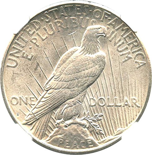 rare coin: 1924 S Peace Dollars Dollar MS62 NGC