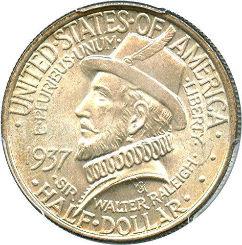 Rare coin for sale: 1937 P Silver Commems (1892-1954) Roanoke Half Dollar MS66 PCGS\CAC