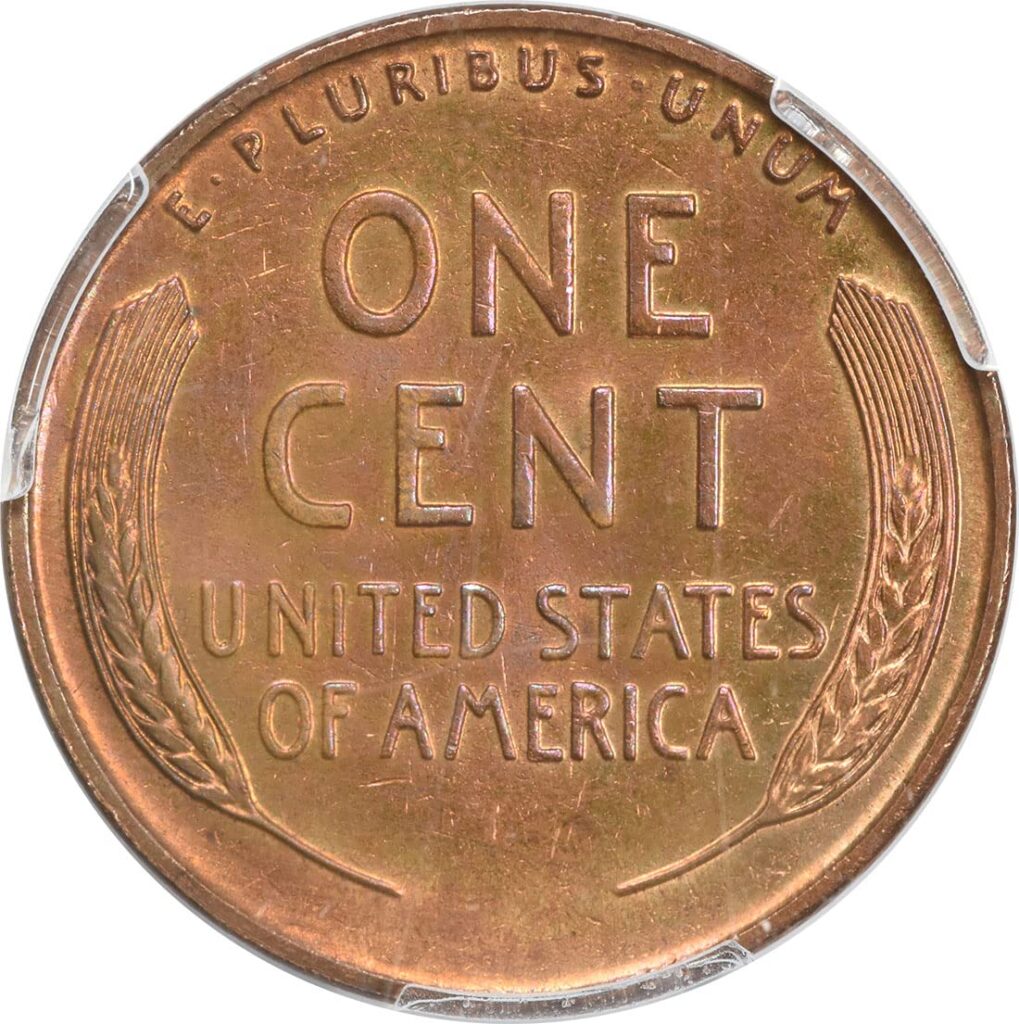 Reverse: 1942 P Lincoln Cent DDO FS-102, CAC Verified PCGS MS65RB 